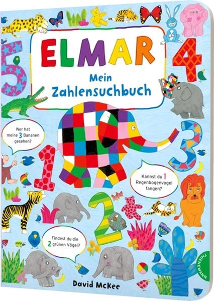 Bild von McKee, David: Elmar: Mein Zahlensuchbuch