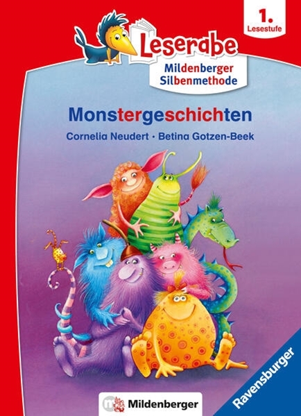 Bild von Neudert, Cee: Monstergeschichten - lesen lernen mit dem Leseraben - Erstlesebuch - Kinderbuch ab 6 Jahren mit Silbengeschichten zum Lesenlernen (Leserabe 1. Klasse mit Mildenberger Silbenmethode)