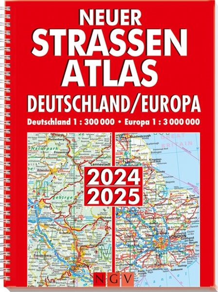 Bild von Neuer Straßenatlas Deutschland/Europa 2024/2025