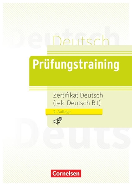 Bild von Maenner, Dieter: Prüfungstraining DaF, B1, Zertifikat Deutsch/telc Deutsch B1, Übungsbuch mit Lösungen und Audios als Download (2. Auflage 2022)