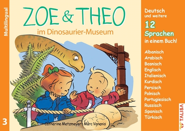 Bild von Metzmeyer, C.: ZOE & THEO im Dinosaurier-Museum (Multilingual!)