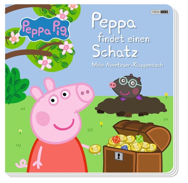 Bild von Panini: Peppa Pig: Peppa findet einen Schatz - Mein Abenteuer-Klappenbuch